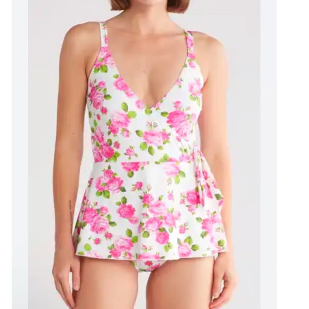 Betsey Johnson one piece swim dress new